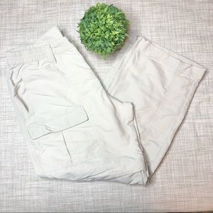 Solstice nylon zip off/ convertible hiking/ trekking pants, lots of pockets